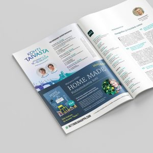 Tapahtumaa mainostettiin useassa eri lehdessä, tässä Suomen Viikkolehdessä ollut mainos.
